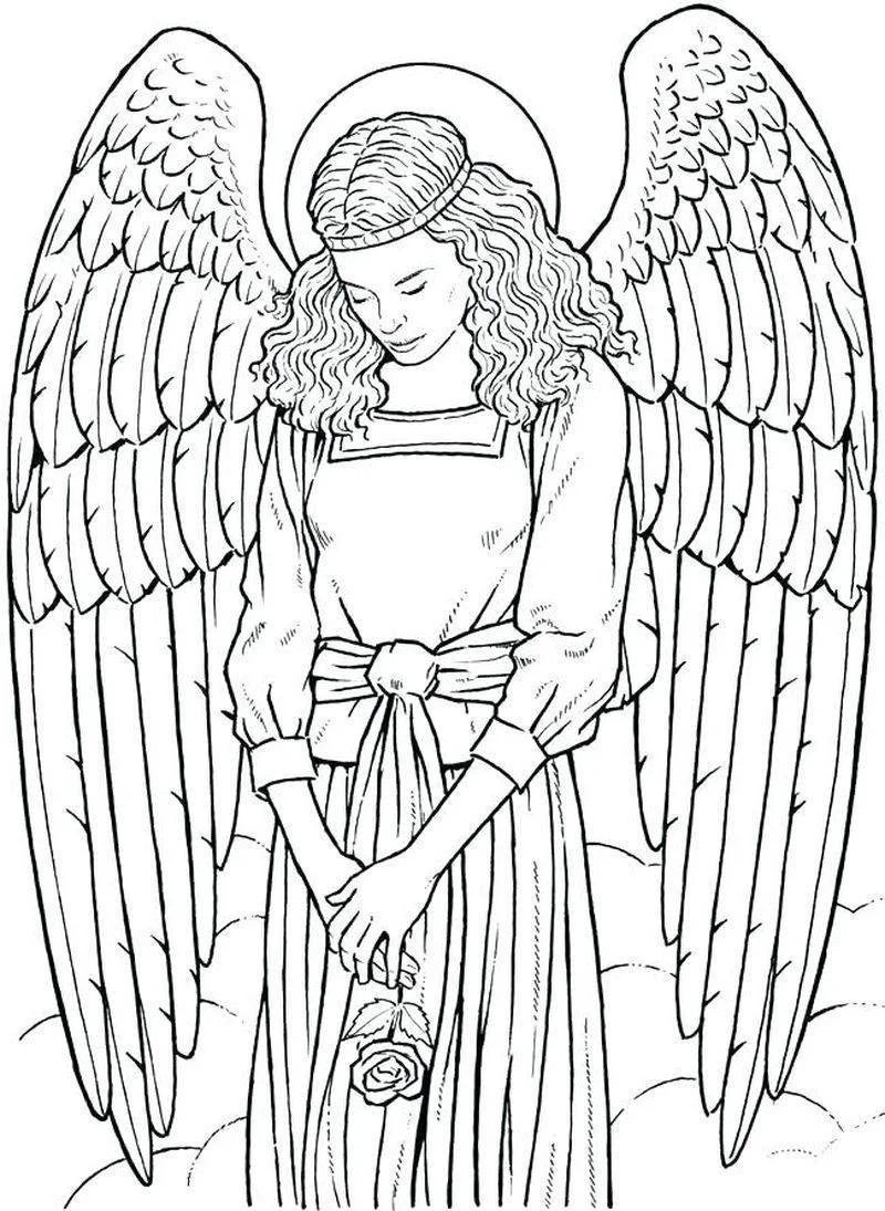 Angel Coloring Pages 41