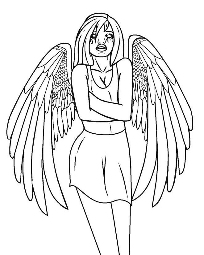 Angel Coloring Pages 42