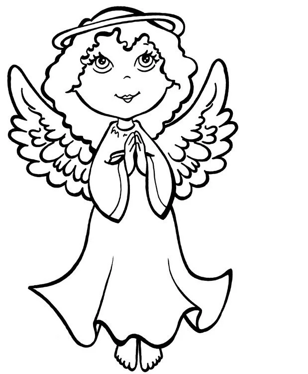 Angel Coloring Pages 48