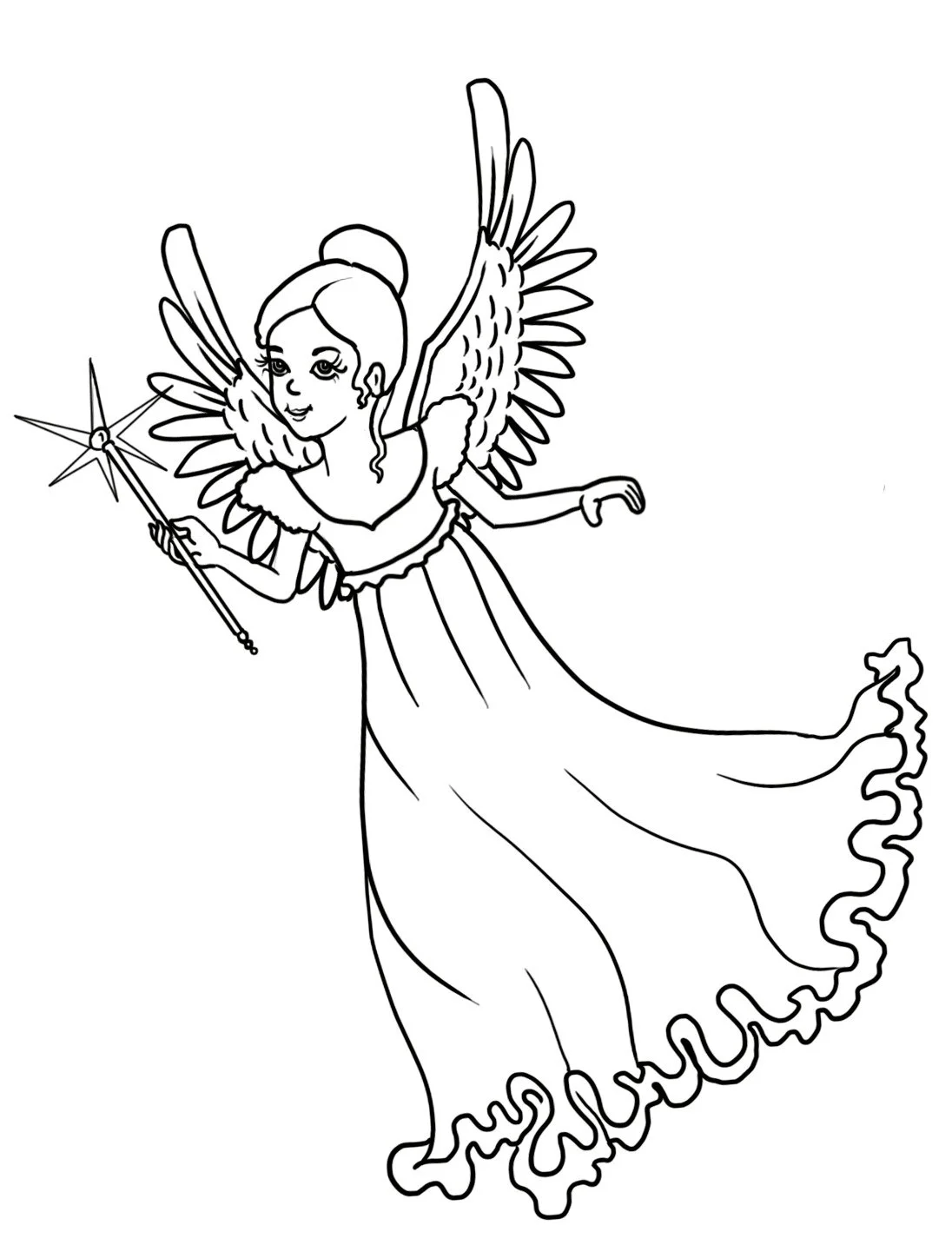 Angel Coloring Pages 54