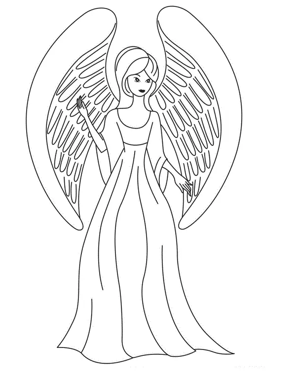 Desenhos de Angel Para Colorir 55