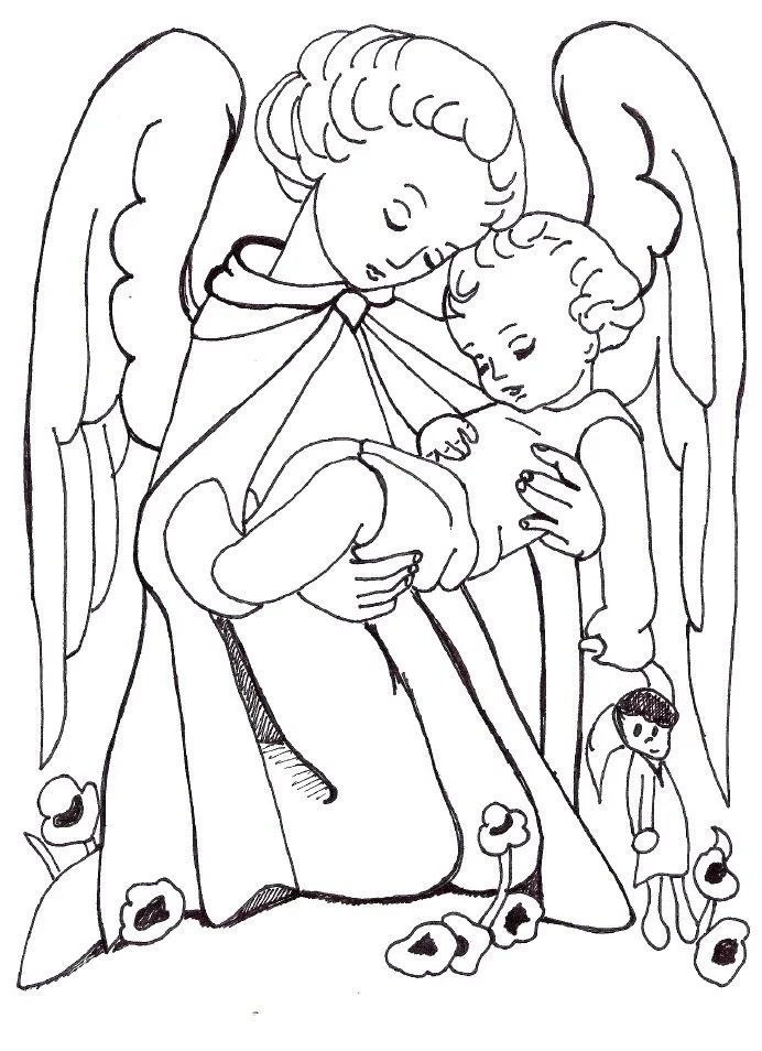 Angel Coloring Pages 59