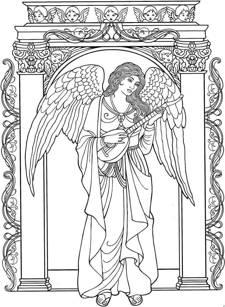 Desenhos de Angel Para Colorir 60