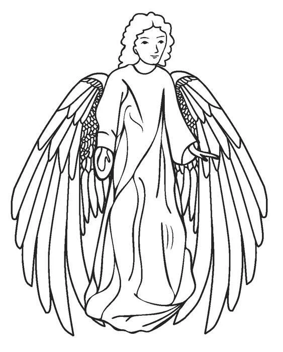 Desenhos de Angel Para Colorir 61