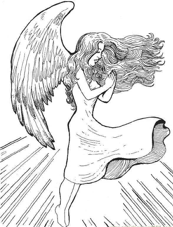 Angel Coloring Pages 64