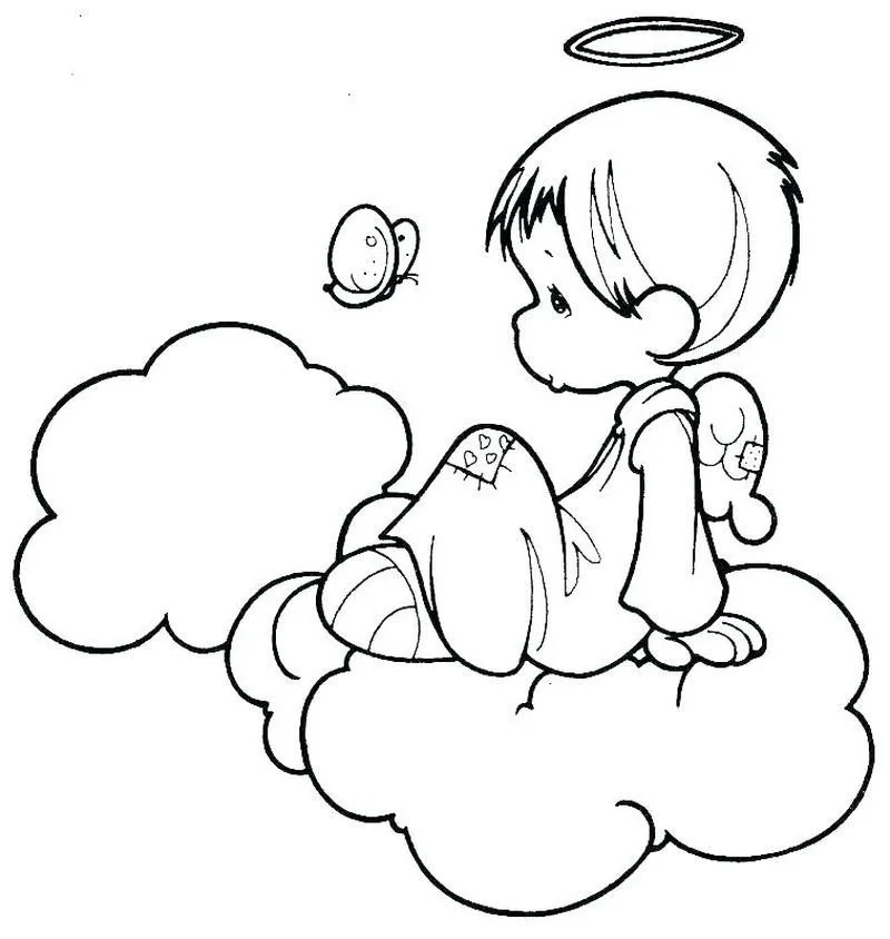 Desenhos de Angel Para Colorir 66