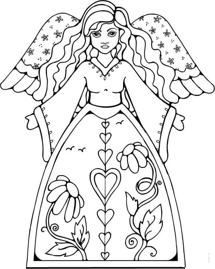 Angel Coloring Pages 77