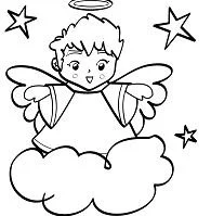 Angel Coloring Pages 8