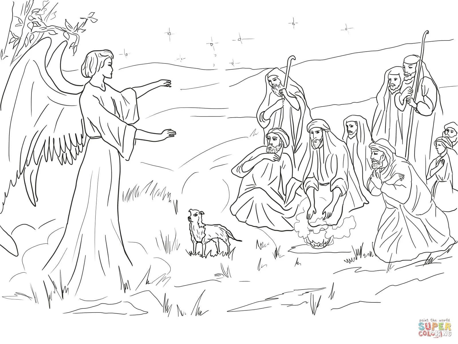 Angel Gabriel Coloring Pages 35