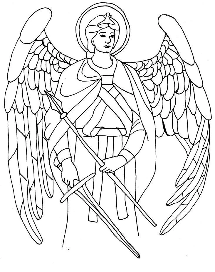 Angel Gabriel Coloring Pages 5