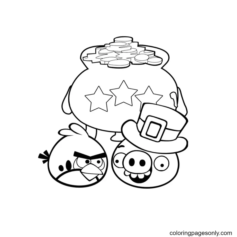 Angry Birds Coloring Pages 55
