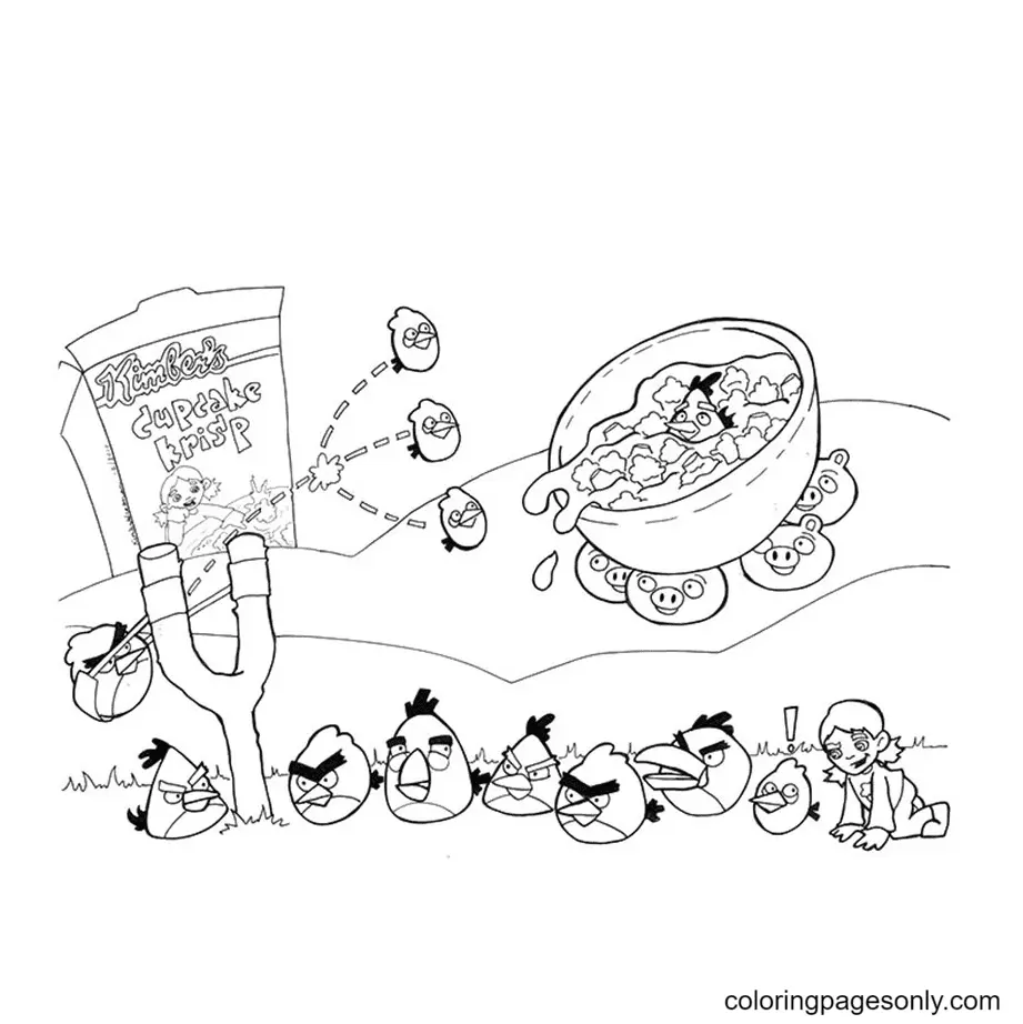 Angry Birds Coloring Pages 58