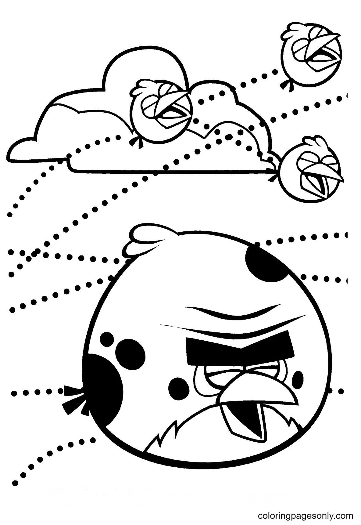 Angry Birds Coloring Pages 62