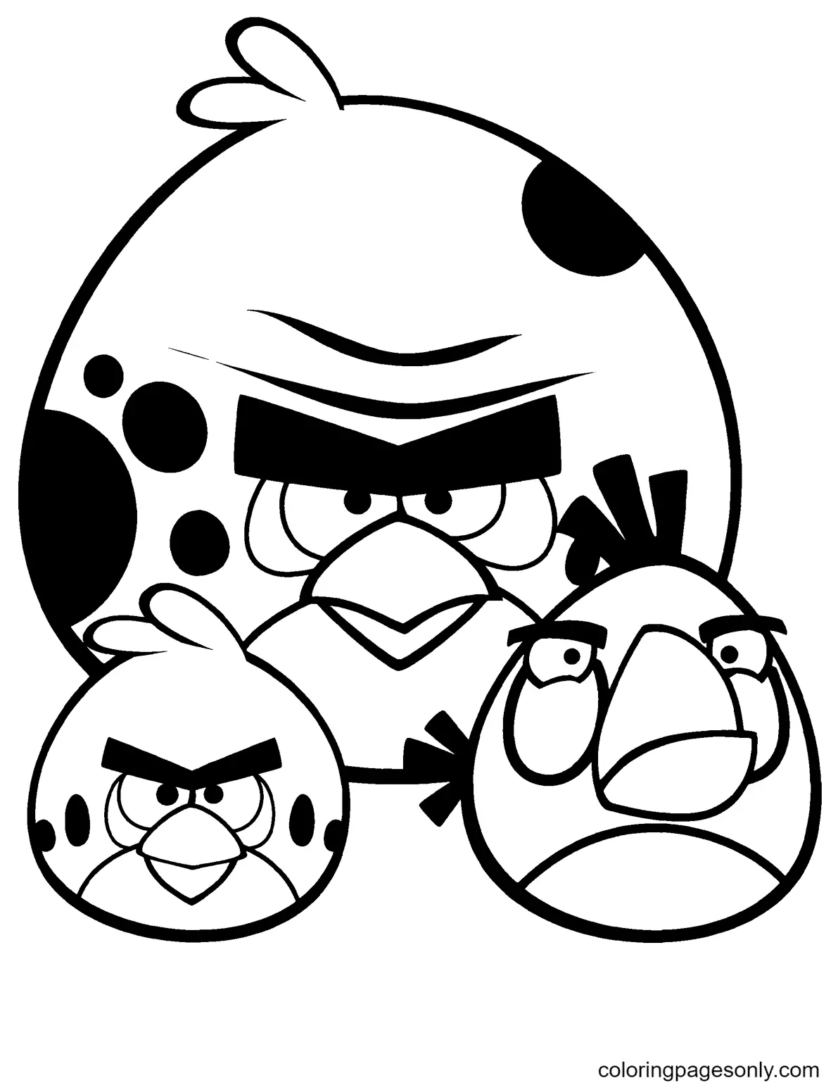 Angry Birds Coloring Pages 65