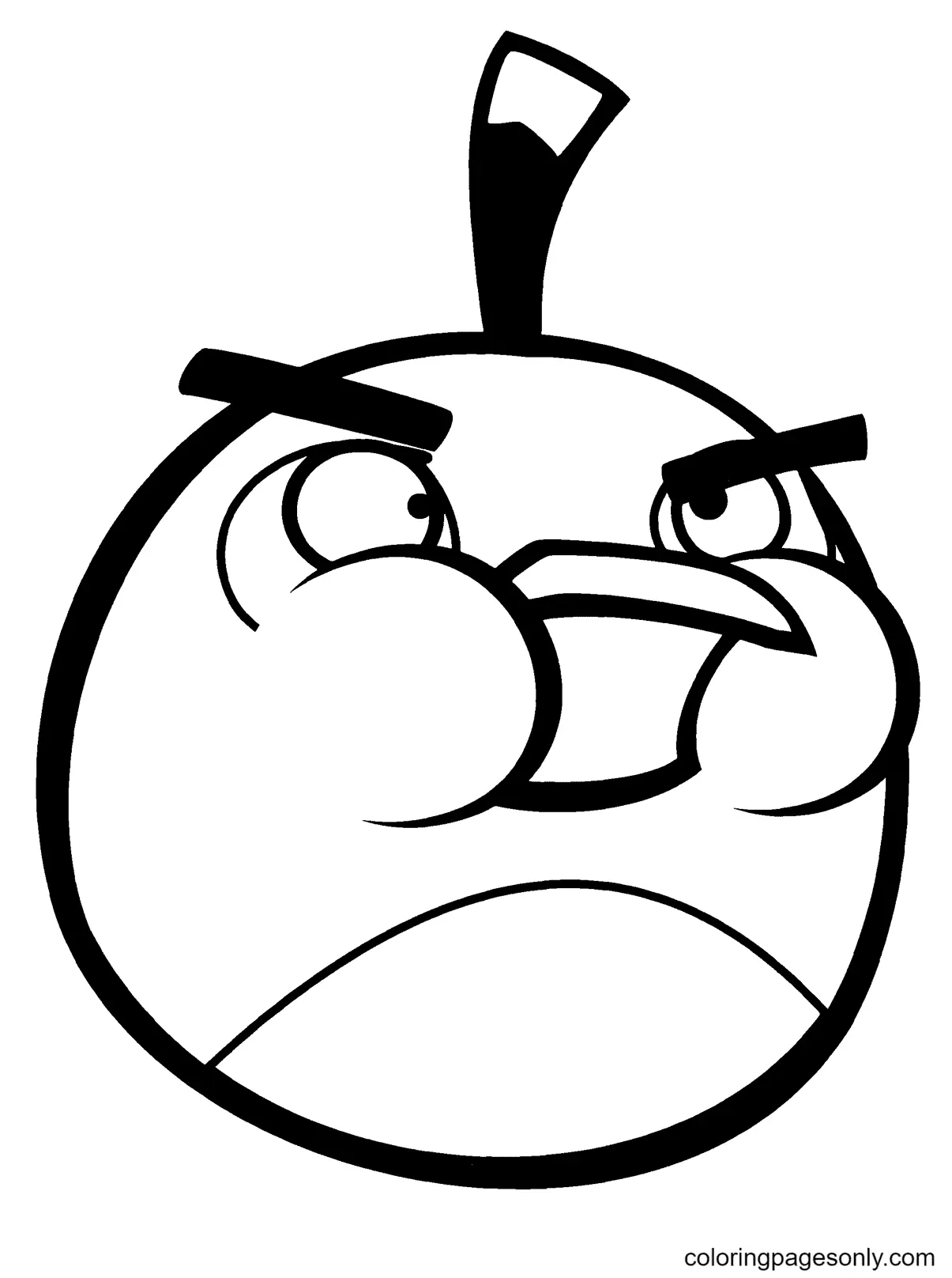 Angry Birds Coloring Pages 68