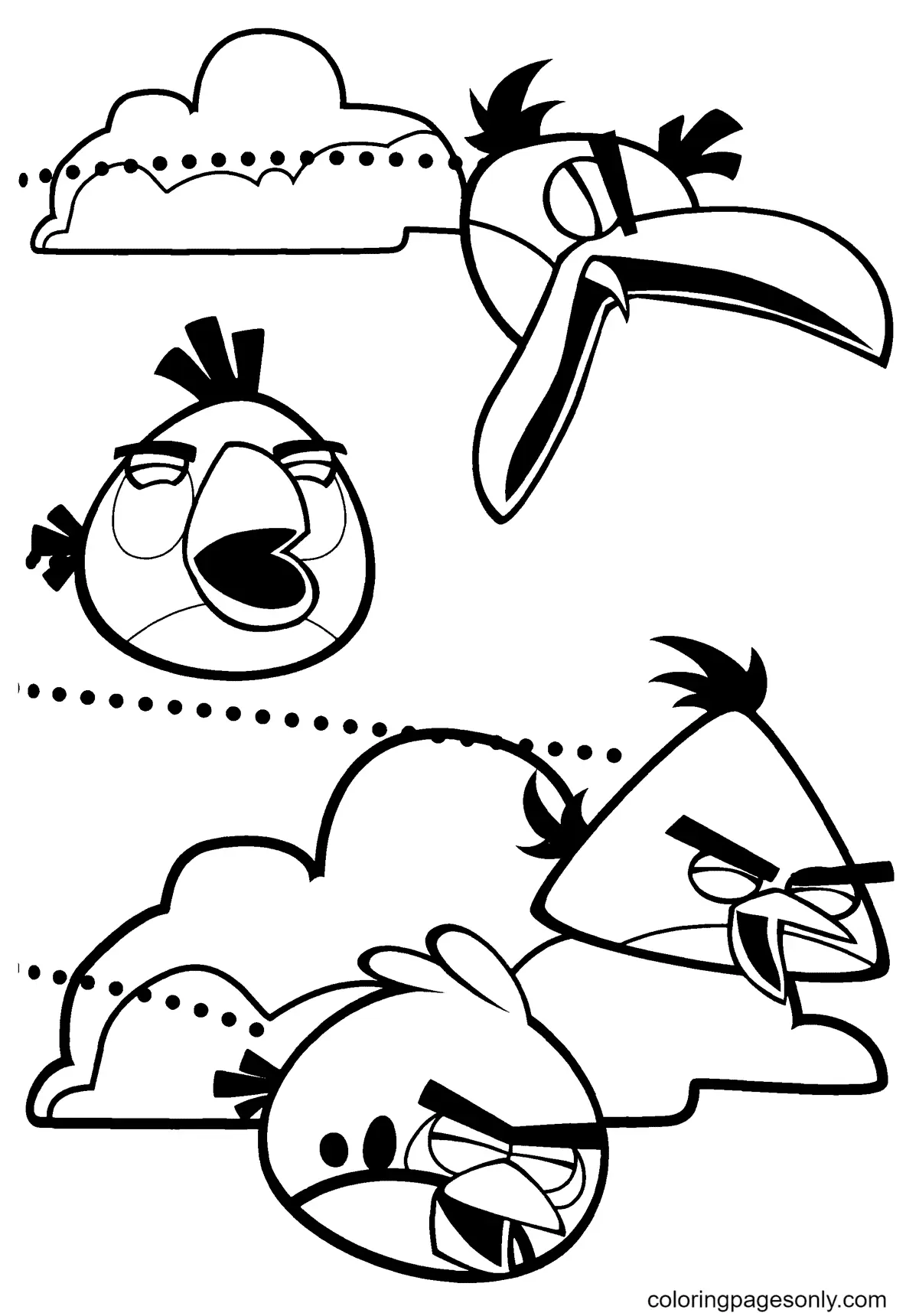 Angry Birds Coloring Pages 69