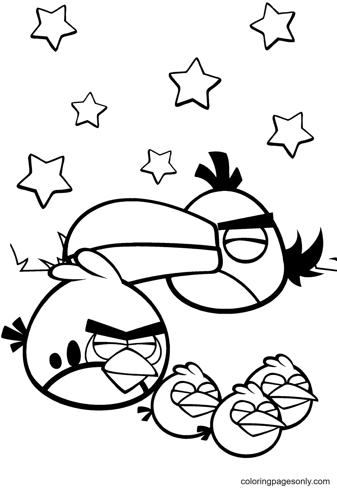 Angry Birds Coloring Pages 70