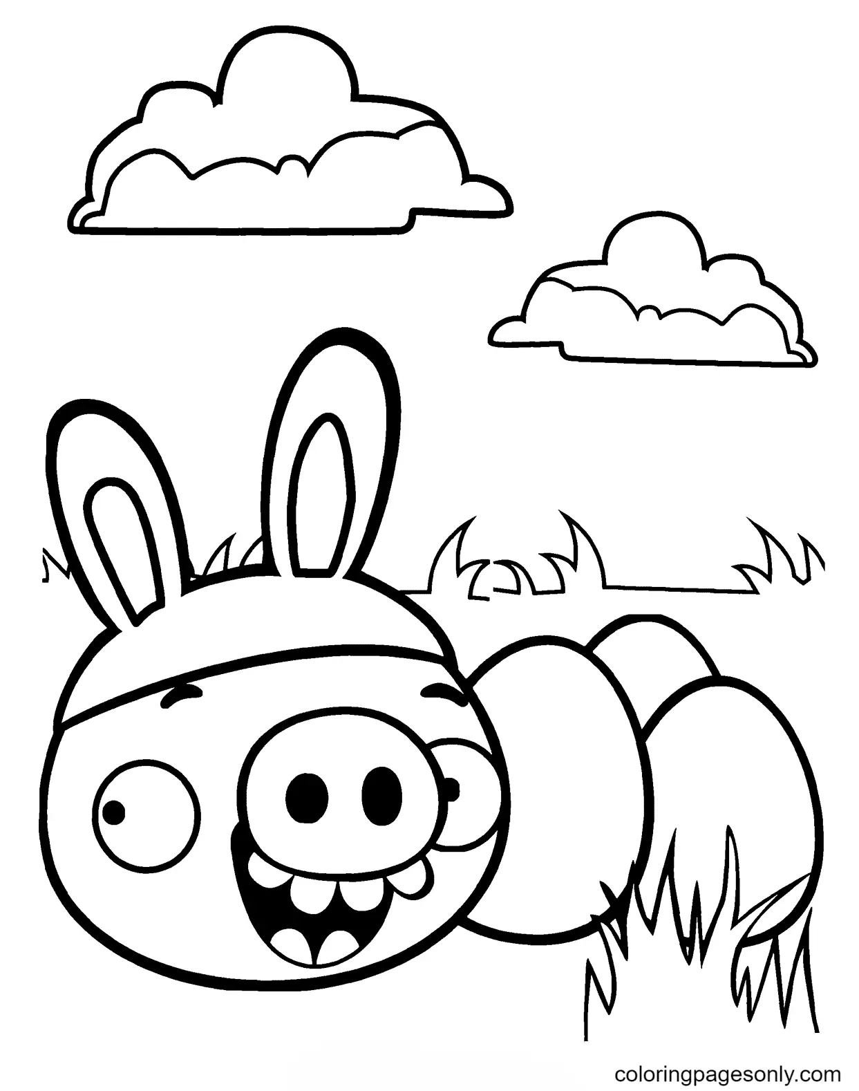 Angry Birds Coloring Pages 74