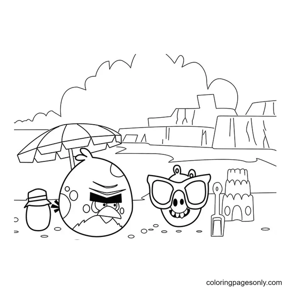 Angry Birds Coloring Pages 79