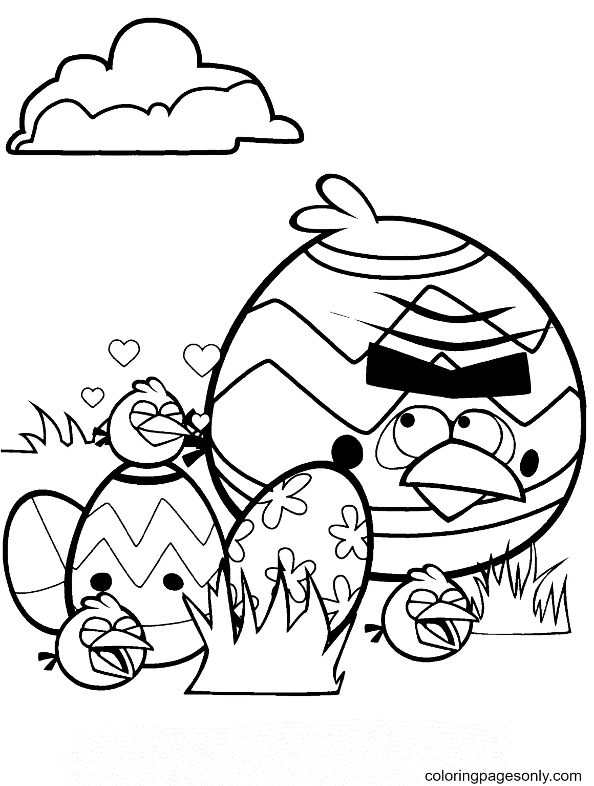 Angry Birds Coloring Pages 86