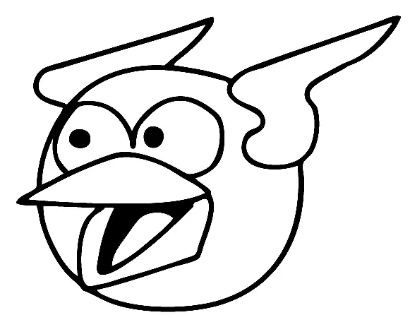 Angry Birds Space Coloring Pages 18