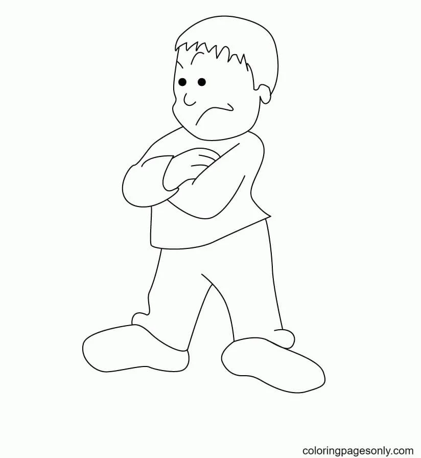 Angry Face Coloring Pages 10