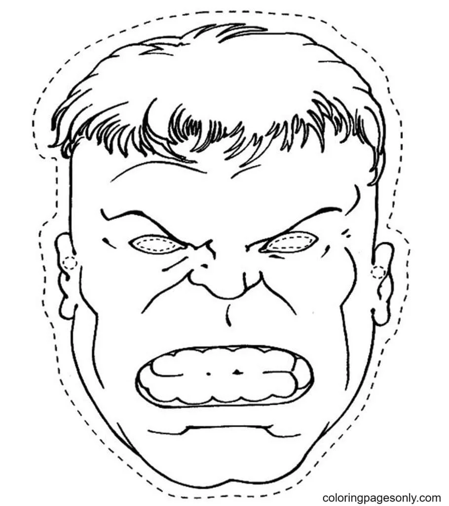 Desenhos de Angry Face para colorir 22