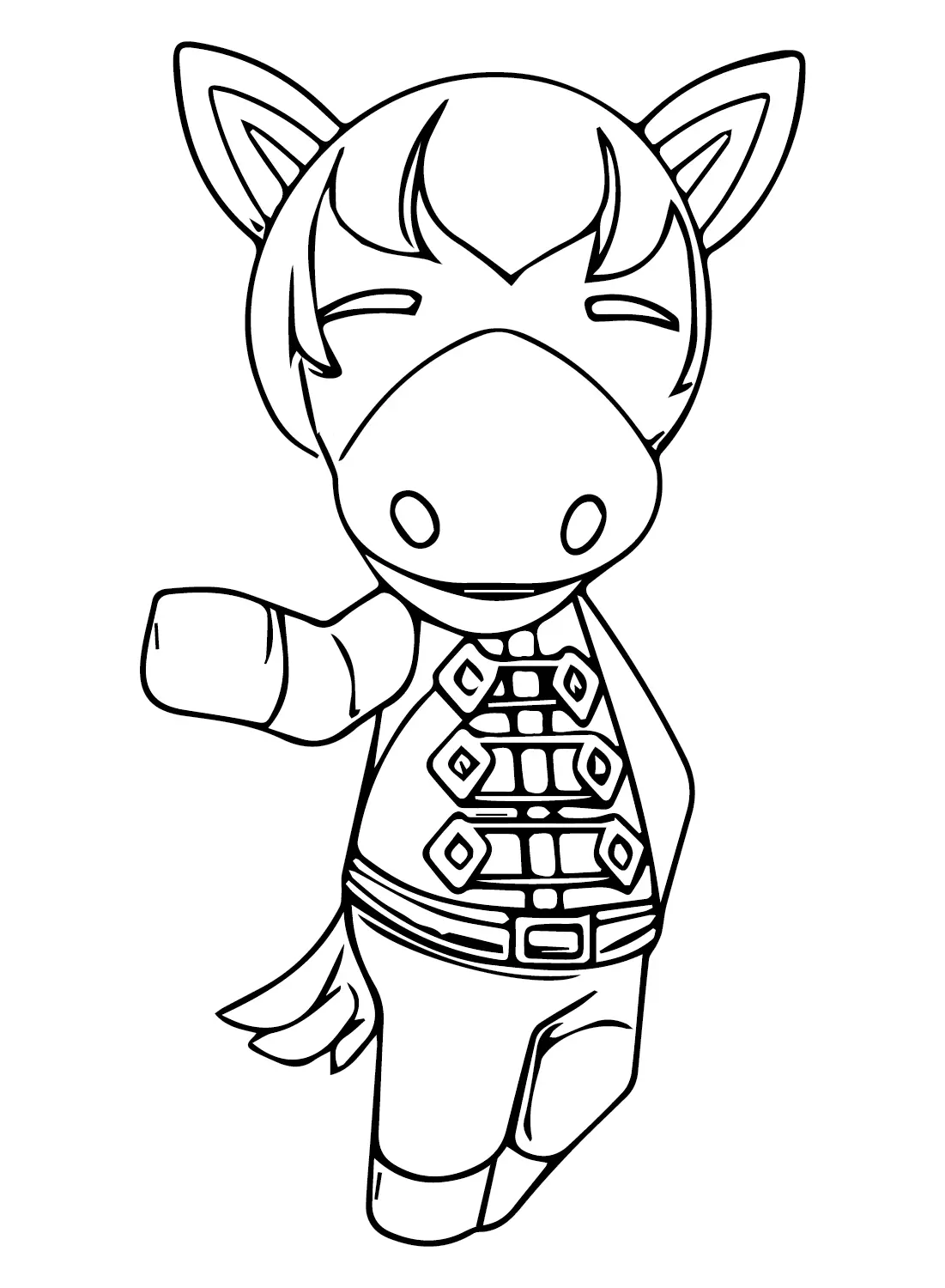 Animal Crossing Coloring Pages 13