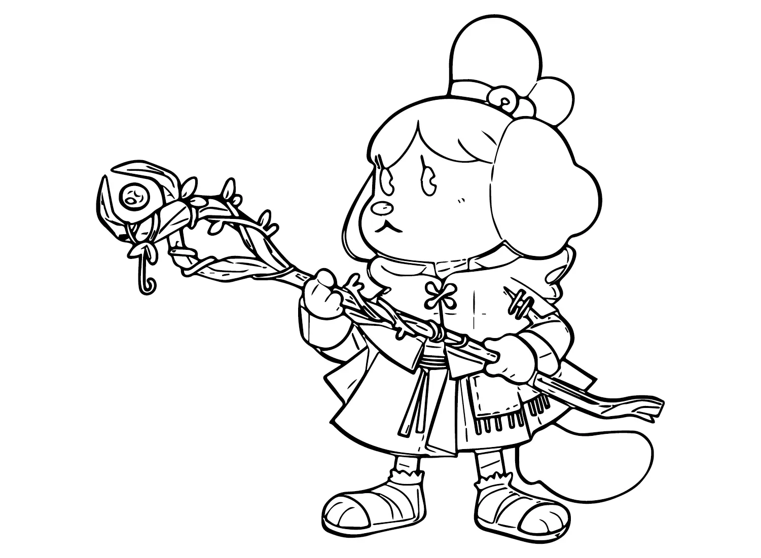 Animal Crossing Coloring Pages 23