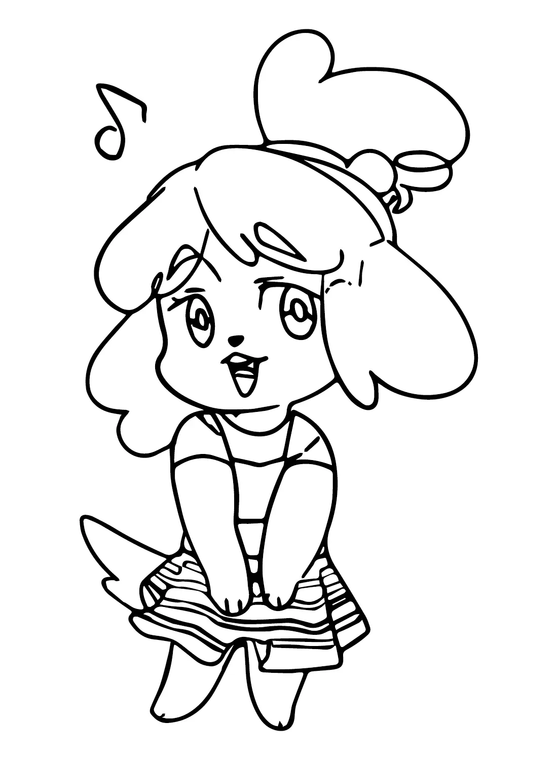 Animal Crossing Coloring Pages 5