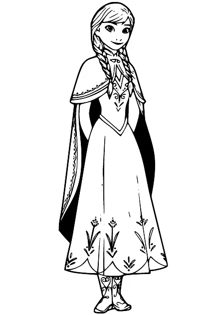 Anna Coloring Pages 50