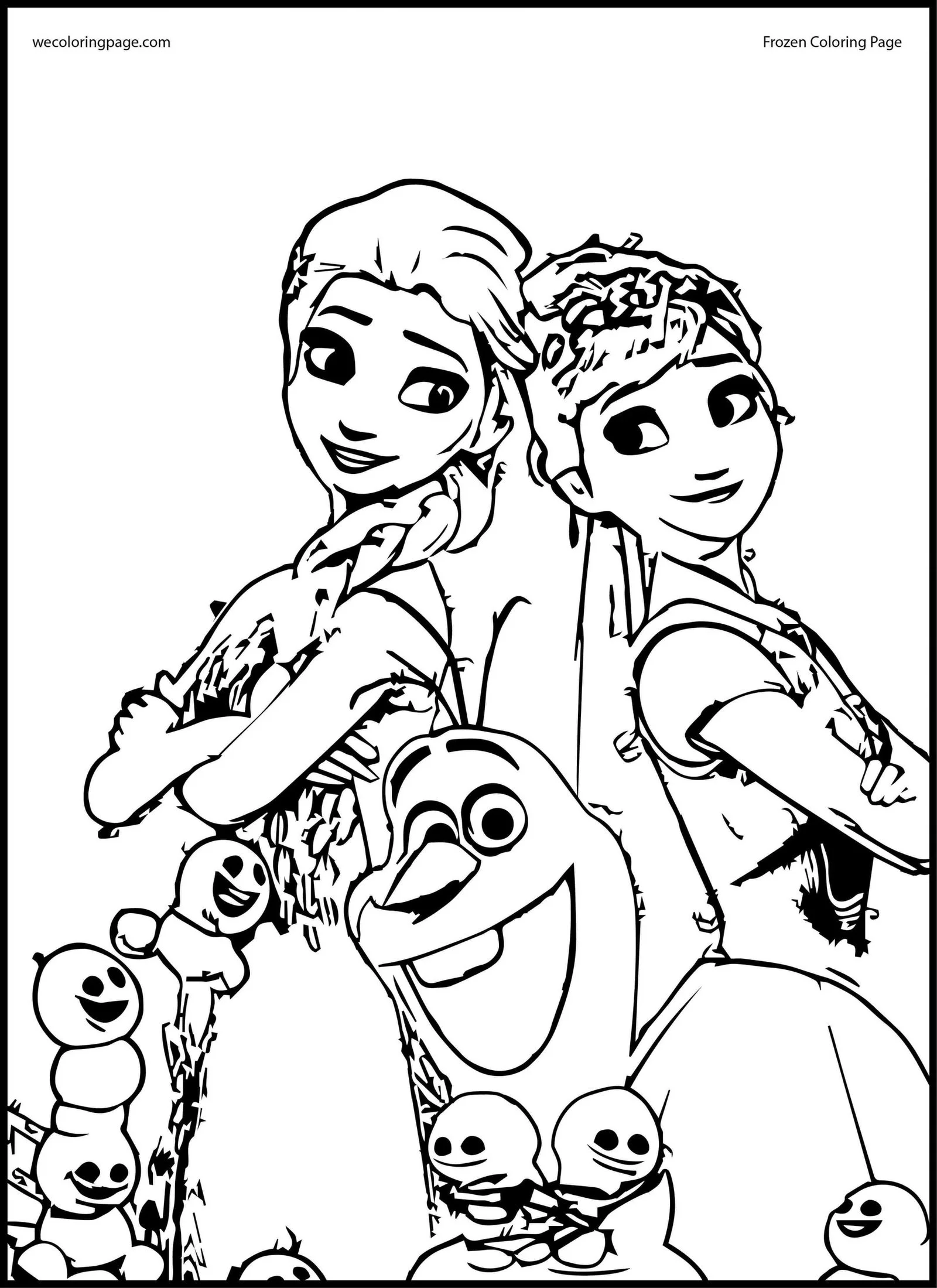 Anna Frozen Coloring Pages