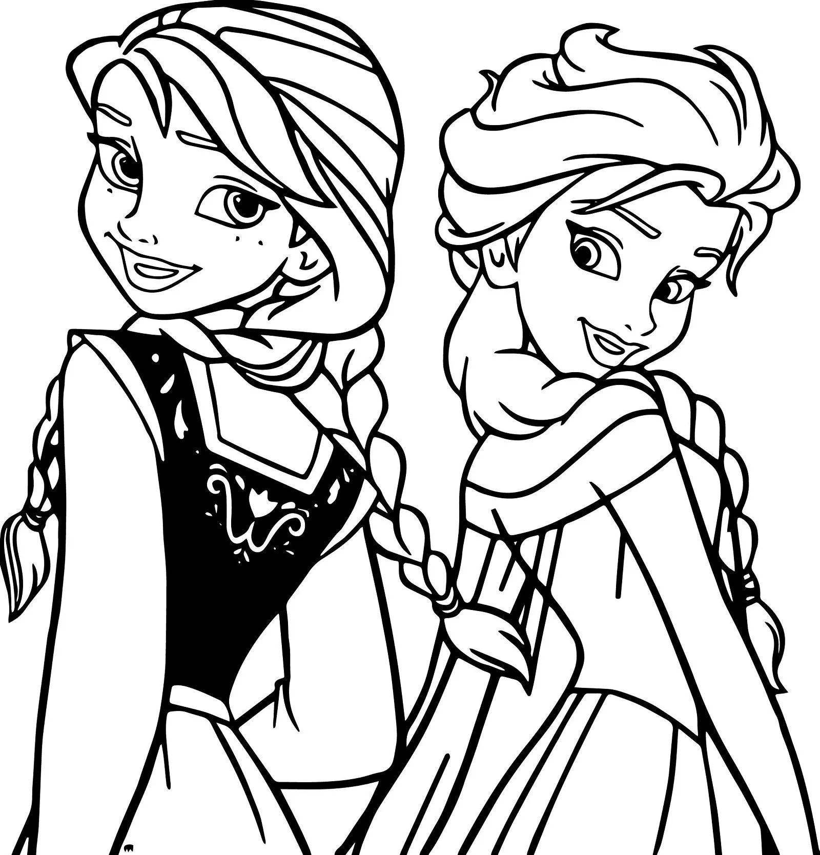 Anna Frozen Coloring Pages to Print - Free Printable Coloring Pages