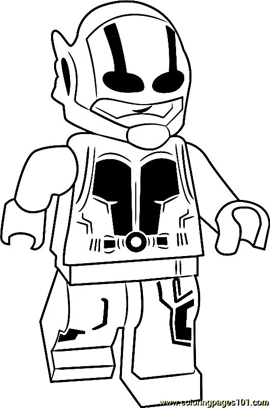 Ant man Coloring Pages 12