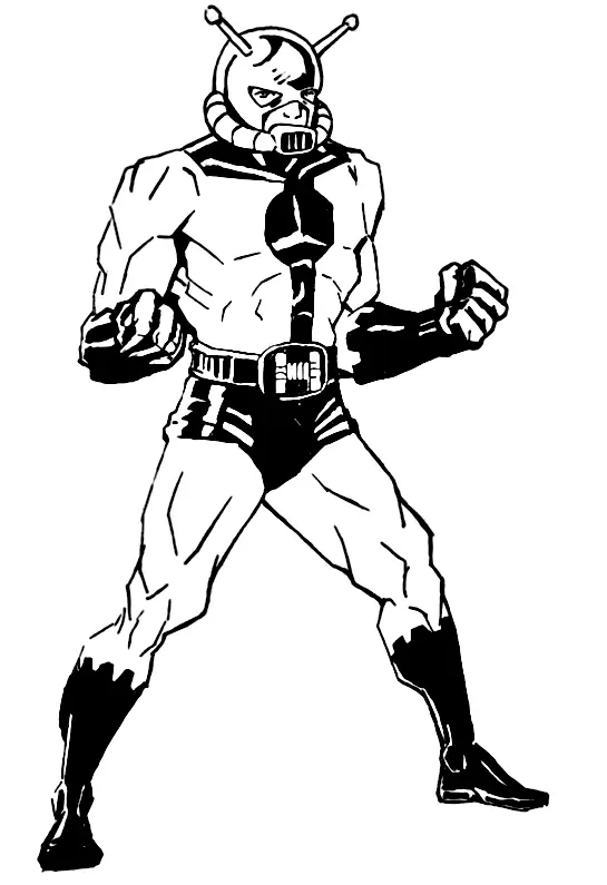 Ant man Coloring Pages 18