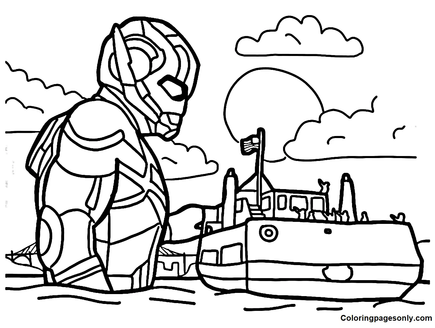 Ant man Coloring Pages 31