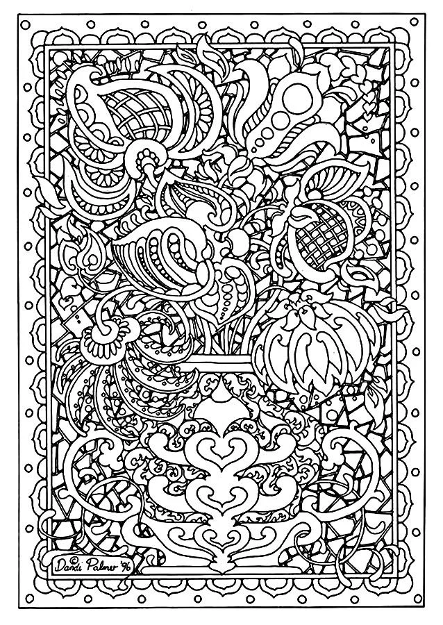 Antistress Coloring Pages 61