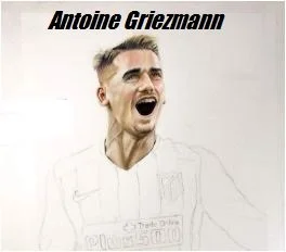 Antoine Griezmann Para Colorear