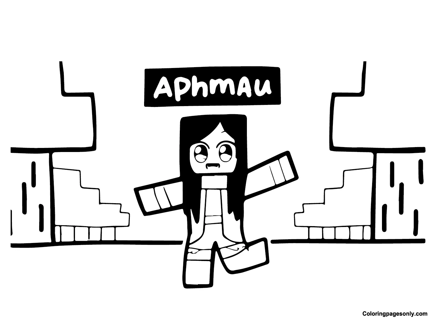 Aphmau Para Colorear 2