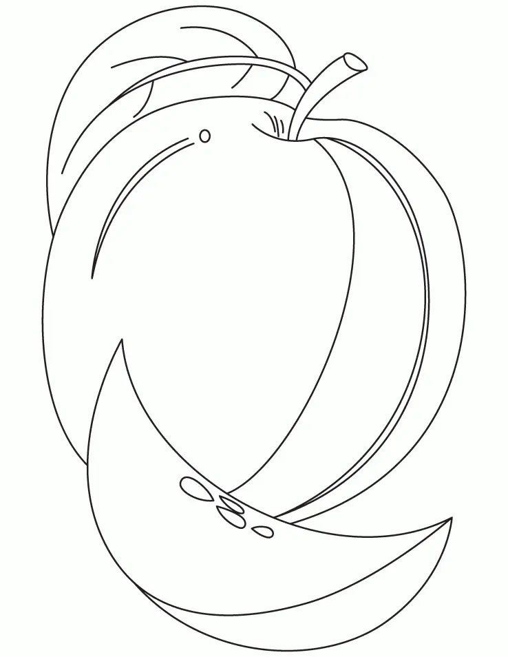 Apple Coloring Pages 38