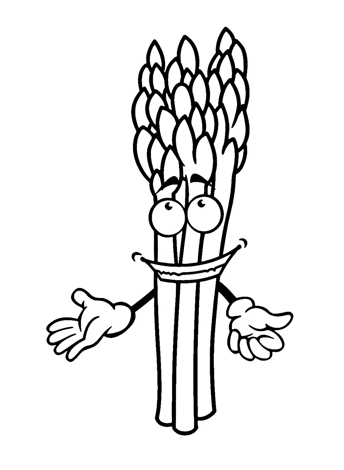 Asparagus Coloring Pages 4