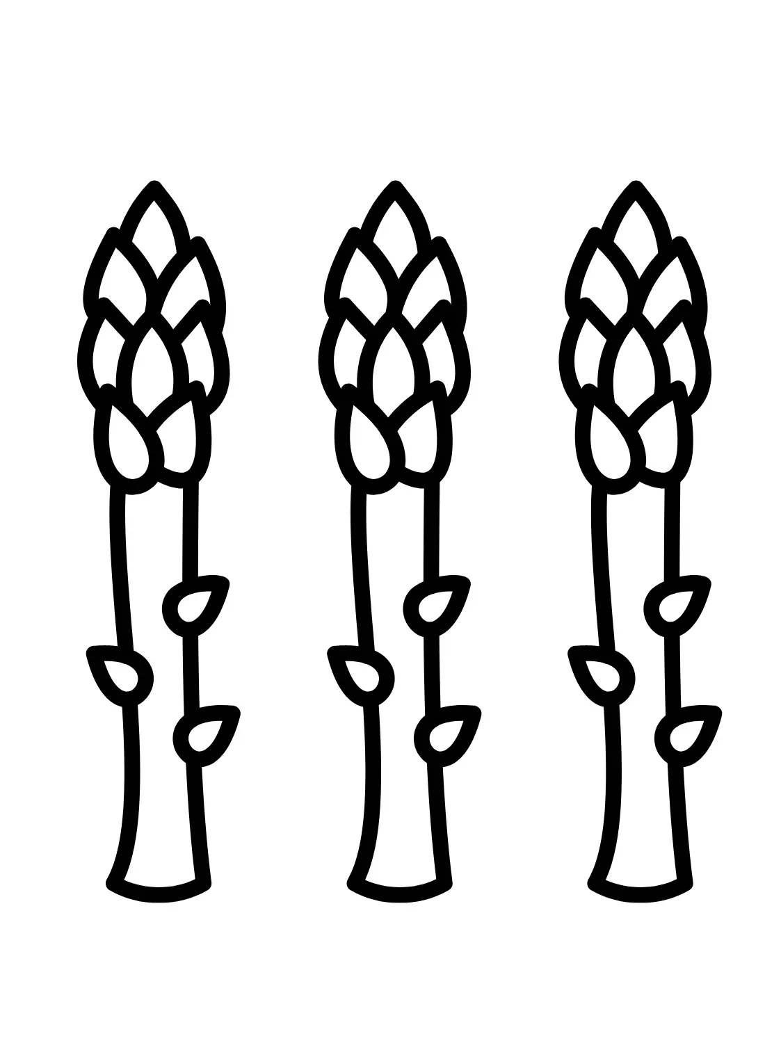 Asparagus Coloring Pages 9