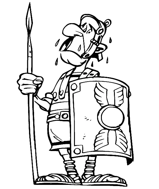 Asterix Coloring Pages 22