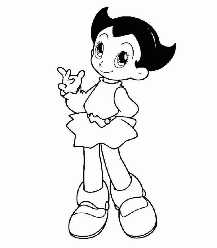 Astro Boy Coloring Pages 38