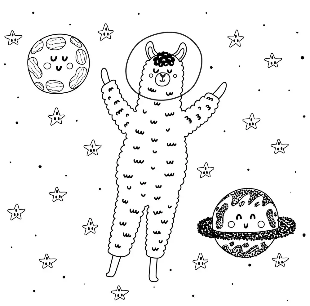 Astronaut Coloring Pages 55