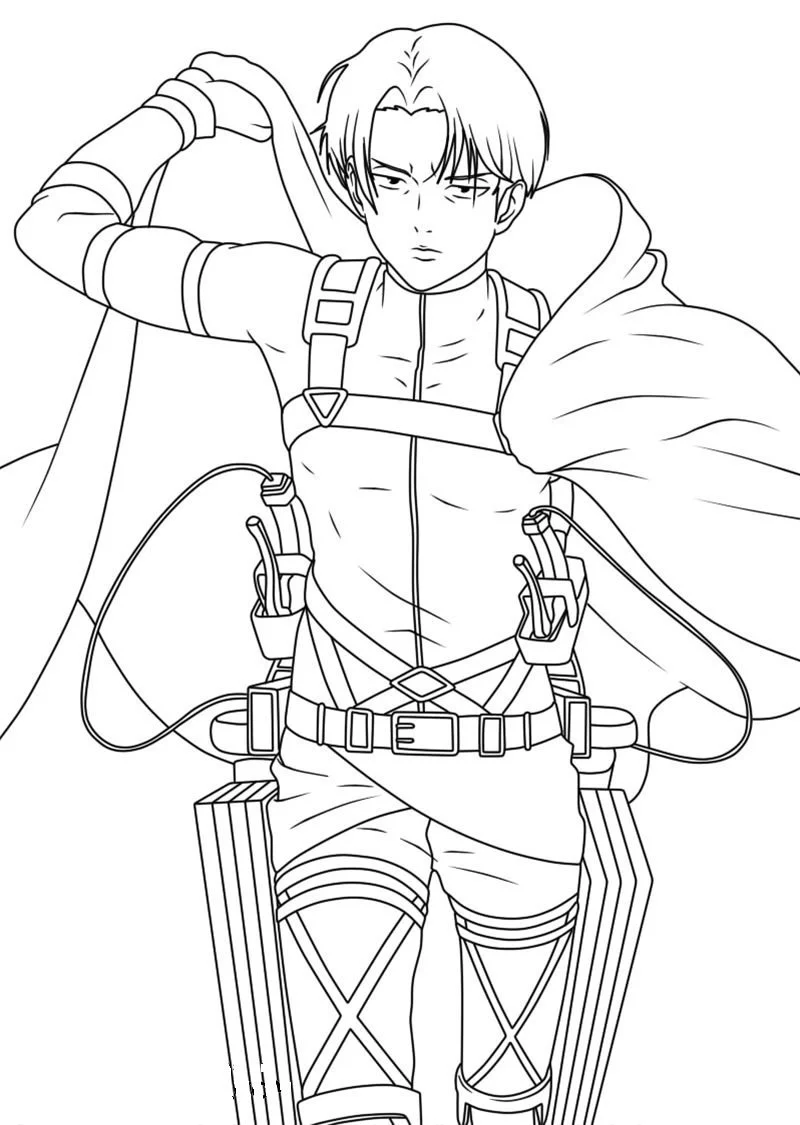 Attack On Titan AOT Coloring Pages 1