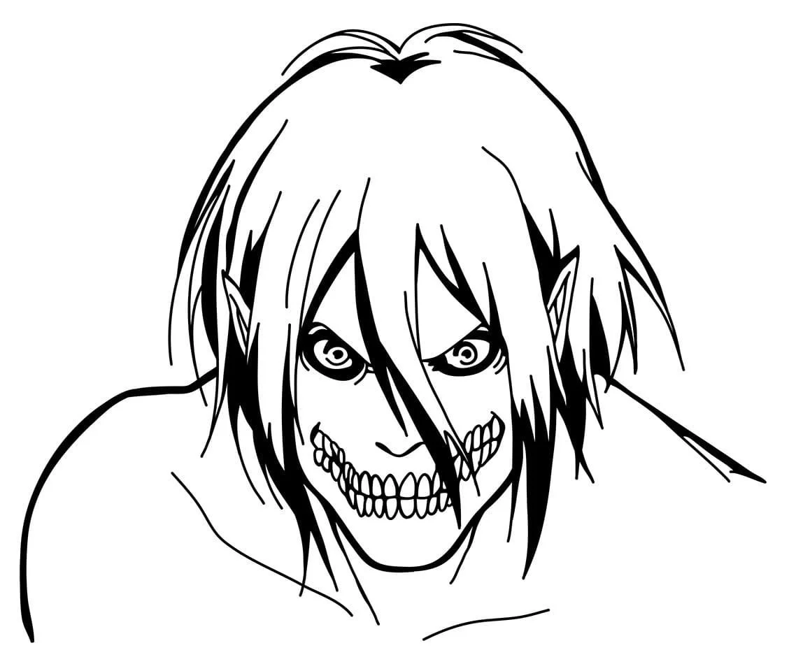 Desenhos de Attack On Titan AOT Desenhos para colorir 30