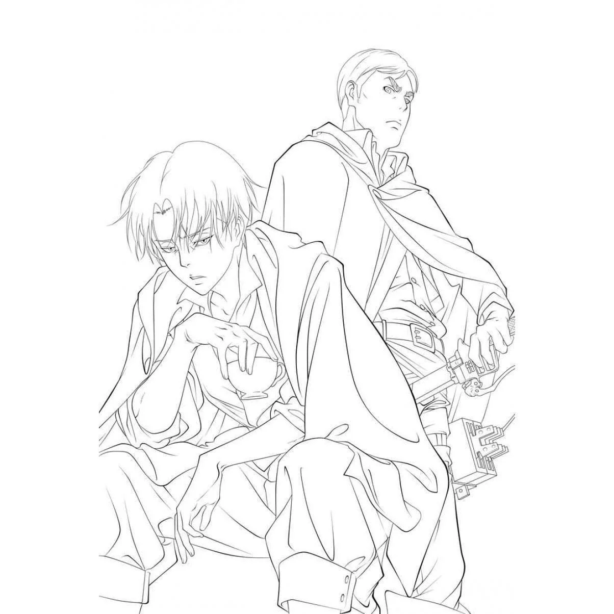 Attack On Titan AOT Coloring Pages 57