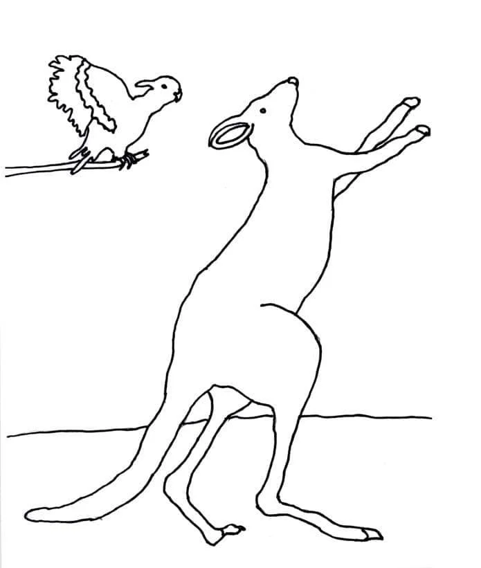 Australische Tiere Ausmalbilder 89