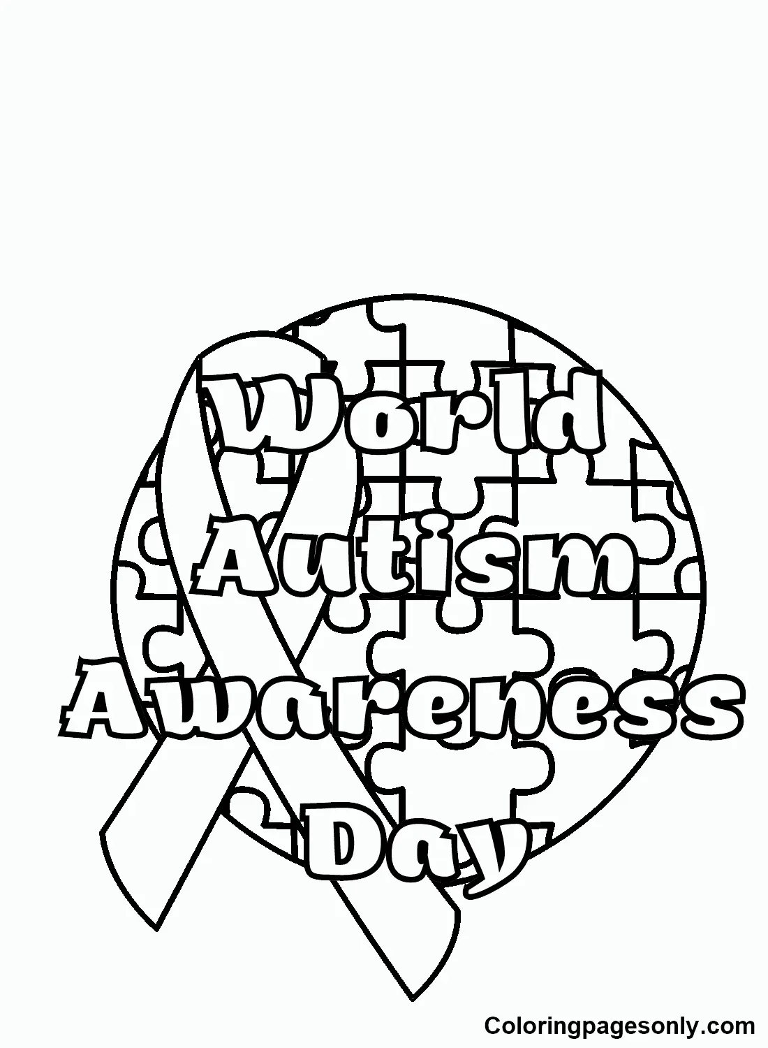 Autism Awareness Coloring Pages 108